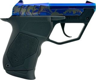 Taurus 22TUC .22 LR Rimfire Pistol - 2.5" - Blue PVD Waves - 1x 9rd Mag